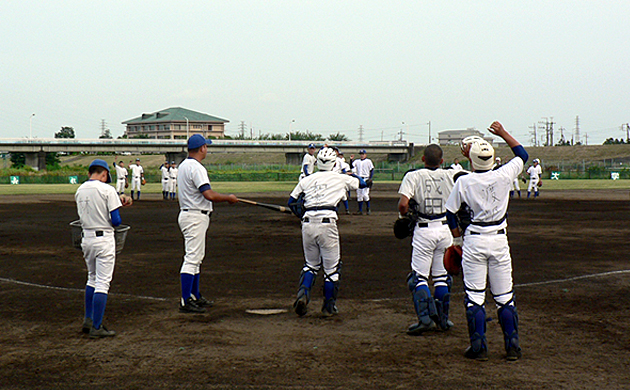 夏の大会に向けての強化に取り組む白鴎大足利野球部の選手達