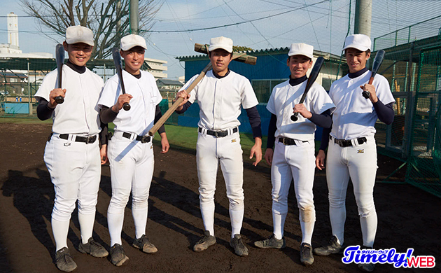 写真｜スイングスピード選手権に参加してくれた市立太田高校野球部の選手たち