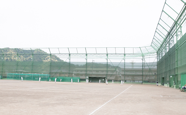名門・静岡高校野球部のグラウンド