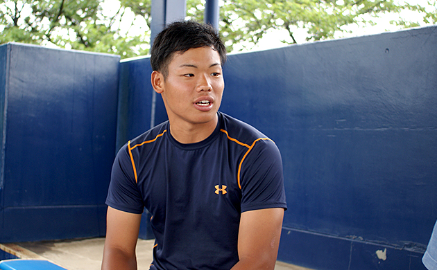 武住健太郎 選手（４年）内野手チーフ 日南学園出身