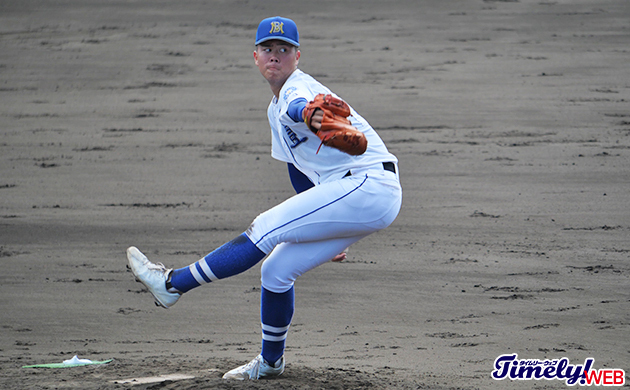 上半身の力みがなく、楽にシャープに腕が振れる｜大浦崇輔（明豊）